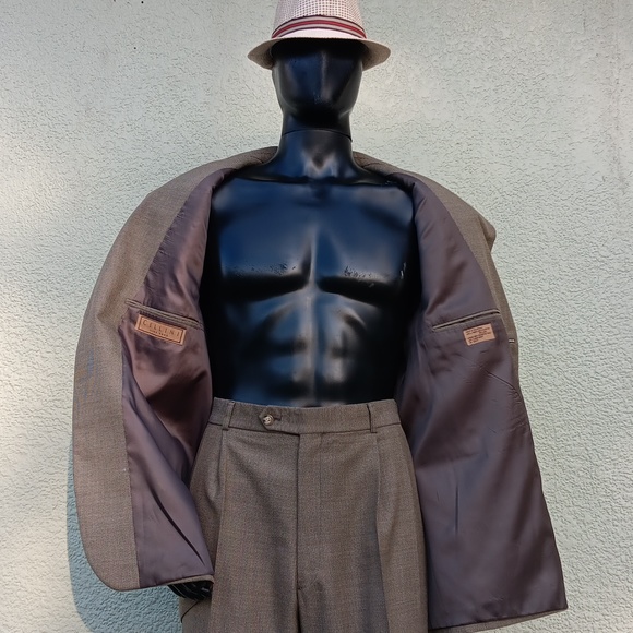 CELLINI LINEA UOMO MEN'S VINTAGE WOOL BLEND (2) PC (3) BUTTON SUIT *PHILIPPINES - Picture 6 of 17